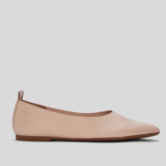EVERLANE The Italian Leather Day Glove in Pale Pink Flats Slip On Size 7.5 NEW - Picture 6 of 10